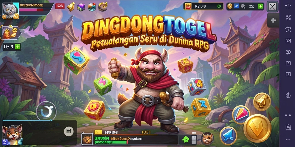 Screenshot gameplay DINGDONGTOGEL yang penuh aksi RPG.