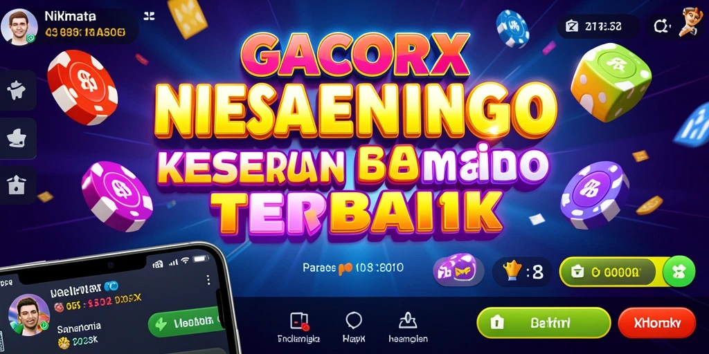 Tampilan gameplay GACORX yang seru dan menarik.