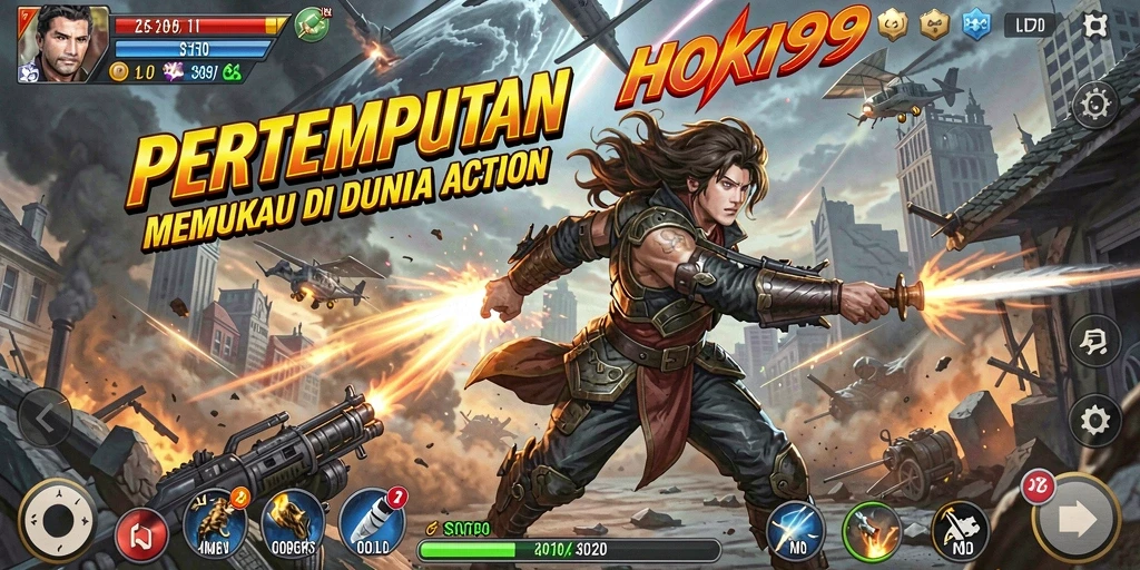 Tampilan dinamis dari gameplay HOKI99 yang penuh aksi.