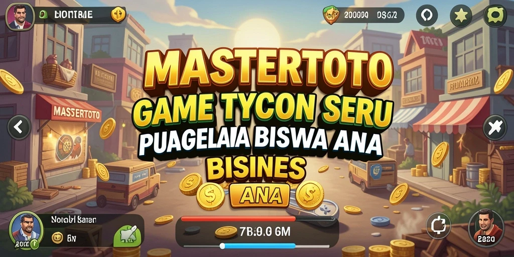 Tampilan gameplay seru dalam MASTERTOTO yang menghadirkan pengalaman Tycoon.