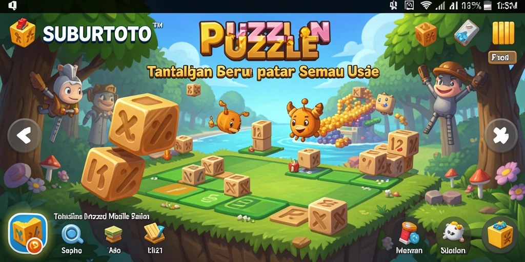 Tampilan gameplay menarik dari SUBURTOTO dengan tantangan Puzzle.