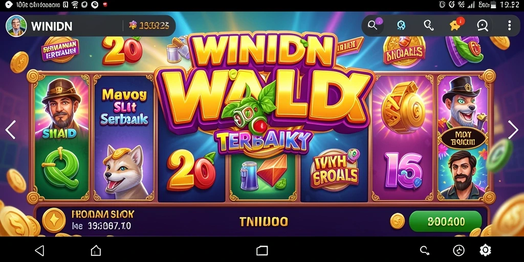 Screenshot gameplay WINIDN menampilkan visual slot yang menarik.