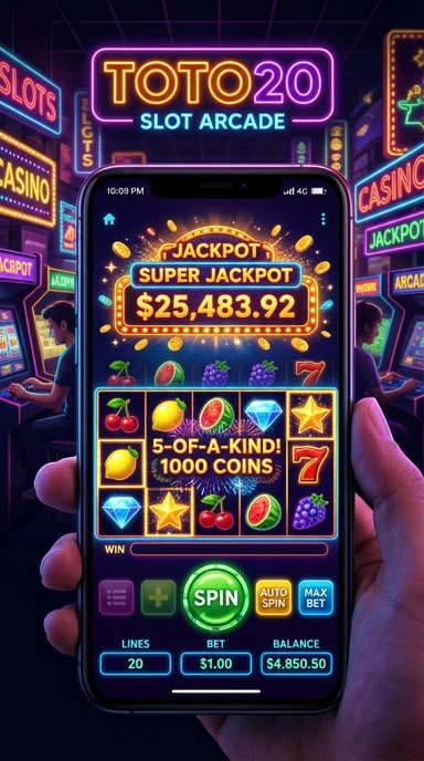 Screenshot aplikasi toto20 menampilkan berbagai kategori aplikasi.